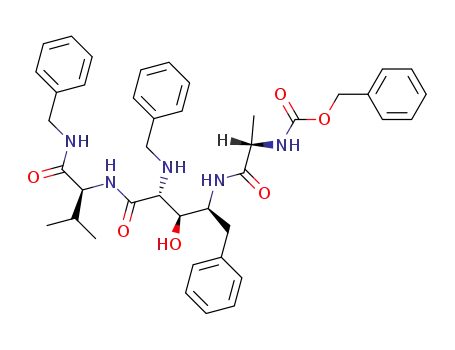 (2R,3S,4S)-N-(2-(Benzylamino)-4-((N-((benzyloxy)carbonyl)-L-alanyl)amino)-3-hydroxy-5-phenylpentanoyl)-L-valine benzylamide