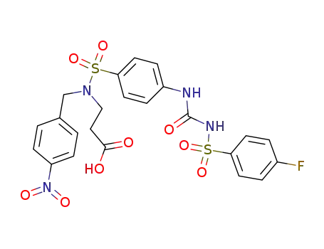 C<sub>23</sub>H<sub>21</sub>FN<sub>4</sub>O<sub>9</sub>S<sub>2</sub>