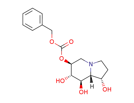 탄산, 옥타하이드로-1,7,8-트리하이드록시-6-인돌리지닐 페닐메틸 에스테르, 1S-(1.alpha.,6.beta.,7.alpha.,8.beta.,8a.beta.)-