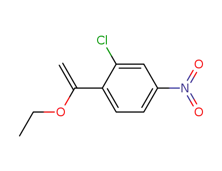 2-chloro-1-(1-ethoxy-vinyl)-4-nitro-benzene
