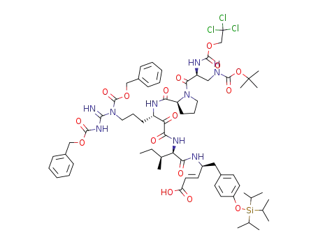 C<sub>65</sub>H<sub>90</sub>Cl<sub>3</sub>N<sub>9</sub>O<sub>16</sub>Si