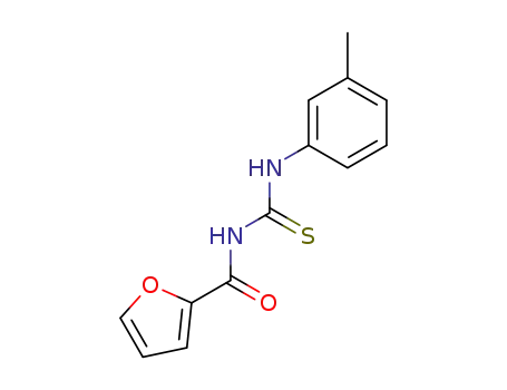 Molecular Structure of 82366-71-0 (2-Furancarboxamide, N-[[(3-methylphenyl)amino]thioxomethyl]-)