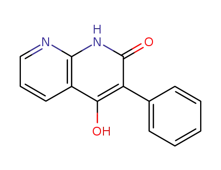 Molecular Structure of 67862-28-6 (4-Hydroxy-3-phenyl-1,8-naphthyridin-2(1H)-one)