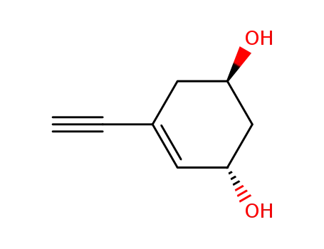 4-Cyclohexene-1,3-diol, 5-ethynyl-, (1R,3S)- (9CI)
