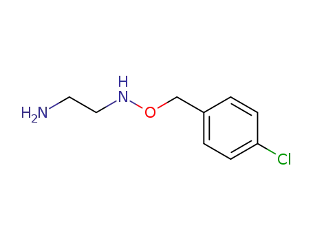 Molecular Structure of 681151-76-8 (<i>N</i>-(2-amino-ethyl)-<i>O</i>-(4-chloro-benzyl)-hydroxylamine)