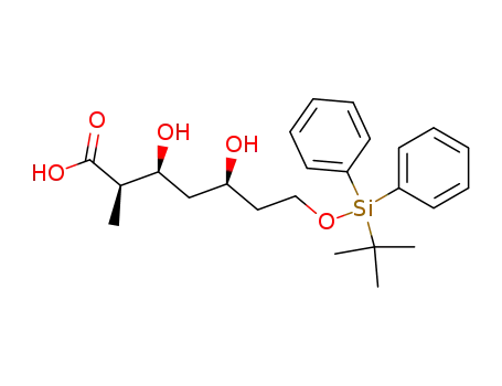 (2R,3S,5S)-7-(tert-Butyl-diphenyl-silanyloxy)-3,5-dihydroxy-2-methyl-heptanoic acid