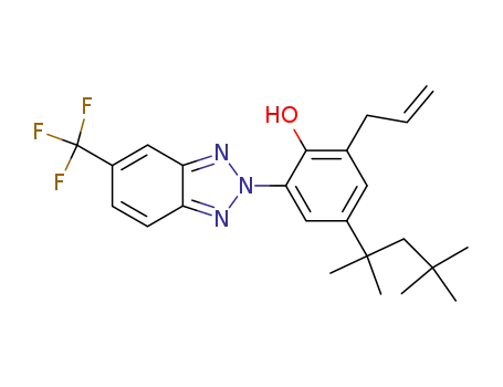 5-(trifluoromethyl)-2-(2-hydroxy-3-allyl-5-tert-octylphenyl)-2H-benzotriazole