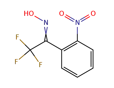 Molecular Structure of 675106-80-6 (Ethanone, 2,2,2-trifluoro-1-(2-nitrophenyl)-, oxime)