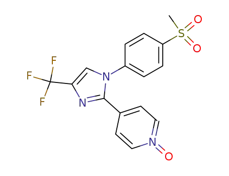 4-[1-[4-(methylsulfonyl)phenyl]-4-trifluoromethyl-1H-imidazol-2-yl]pyridine 1-oxide