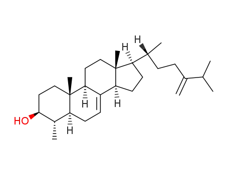 Molecular Structure of 1176-52-9 (GRAMISTEROL)
