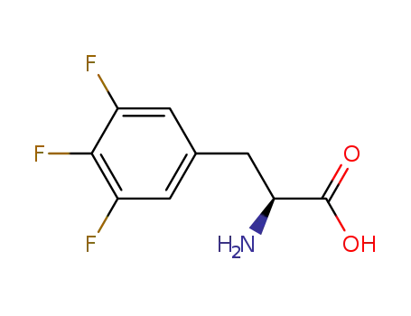 Molecular Structure of 646066-73-1 (3,4,5-Trifluoro-L-phenylalanine)