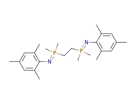Molecular Structure of 328067-84-1 (C<sub>6</sub>H<sub>2</sub>(CH<sub>3</sub>)3NP(CH<sub>3</sub>)2CH<sub>2</sub>CH<sub>2</sub>P(CH<sub>3</sub>)2NC<sub>6</sub>H<sub>2</sub>(CH<sub>3</sub>)3)