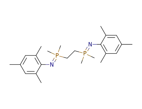 C<sub>6</sub>H<sub>2</sub>(CH<sub>3</sub>)3NP(CH<sub>3</sub>)2CH<sub>2</sub>CH<sub>2</sub>P(CH<sub>3</sub>)2NC<sub>6</sub>H<sub>2</sub>(CH<sub>3</sub>)3