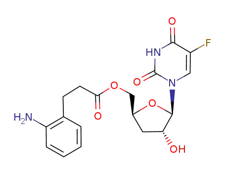 Uridine, 3'-deoxy-5-fluoro-, 5'-(2-aminobenzenepropanoate)