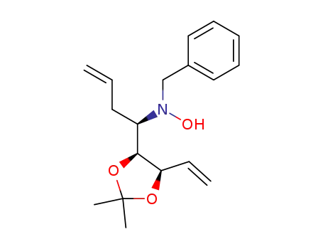 <i>N</i>-benzyl-<i>N</i>-[1-(2,2-dimethyl-5-vinyl-[1,3]dioxolan-4-yl)-but-3-enyl]-hydroxylamine