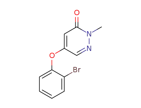 3(2H)-Pyridazinone, 5-(2-bromophenoxy)-2-methyl-