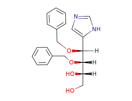 (2S,3S,4R)-3,4-Bis-benzyloxy-4-(3H-imidazol-4-yl)-butane-1,2-diol