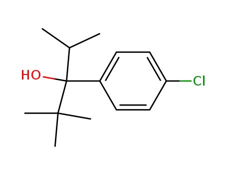 Molecular Structure of 190432-60-1 (Benzenemethanol, 4-chloro-a-(1,1-dimethylethyl)-a-(1-methylethyl)-)