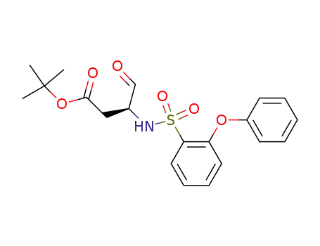 4-oxo-3-(2-phenoxy-benzenesulfonylamino)-butyric acid <i>tert</i>-butyl ester
