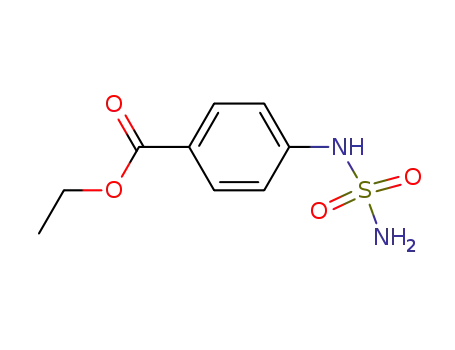 Molecular Structure of 556068-16-7 (Benzoic acid, 4-[(aminosulfonyl)amino]-, ethyl ester (9CI))