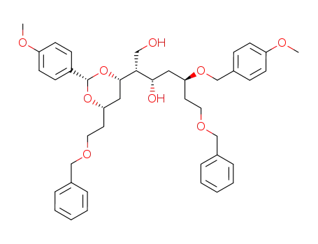 (2R,3S,5S)-7-Benzyloxy-2-[(2S,4S,6S)-6-(2-benzyloxy-ethyl)-2-(4-methoxy-phenyl)-[1,3]dioxan-4-yl]-5-(4-methoxy-benzyloxy)-heptane-1,3-diol