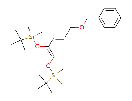 [(2E,4Z)-4,5-Bis-(tert-butyl-dimethyl-silanyloxy)-penta-2,4-dienyloxymethyl]-benzene