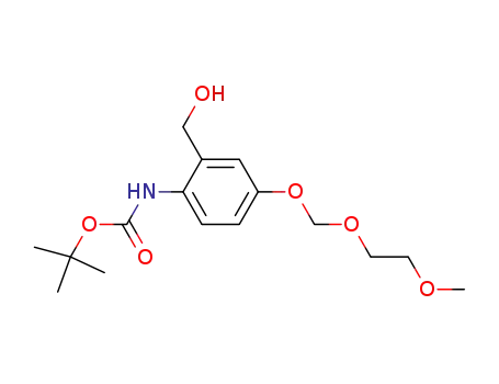 [2-Hydroxymethyl-4-(2-methoxy-ethoxymethoxy)-phenyl]-carbamic acid tert-butyl ester