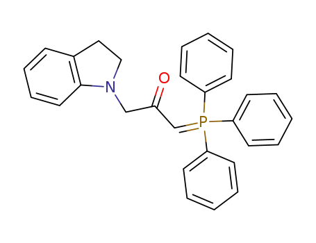 3-(indolin-1-yl)-1-triphenylphosphoranylidenepropan-2-one