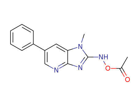 Aceticacid, (1-methyl-6-phenyl-1H-imidazo[4,5-b]pyridin-2-yl)azanyl ester