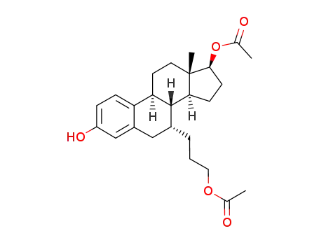 Acetic acid (7R,8R,9S,13S,14S,17S)-7-(3-acetoxy-propyl)-3-hydroxy-13-methyl-7,8,9,11,12,13,14,15,16,17-decahydro-6H-cyclopenta[a]phenanthren-17-yl ester