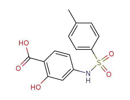 Molecular Structure of 78775-31-2 (2-hydroxy-4-{[(4-methylphenyl)sulfonyl]amino}benzoic acid)