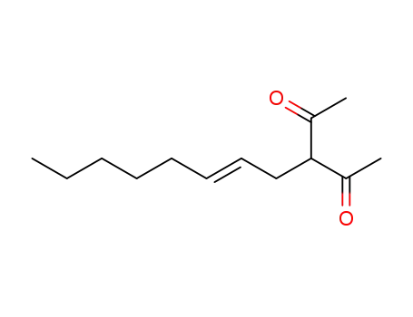 Molecular Structure of 80403-79-8 (2,4-Pentanedione, 3-(2-octenyl)-, (E)-)
