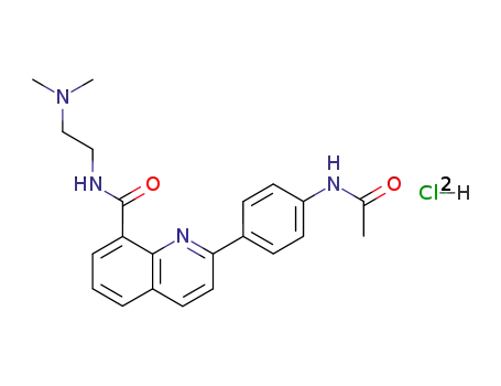 2-(4-Acetylamino-phenyl)-quinoline-8-carboxylic acid (2-dimethylamino-ethyl)-amide; hydrochloride