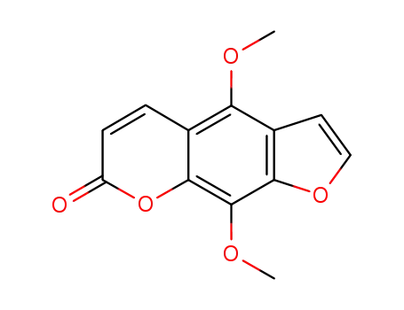 Molecular Structure of 482-27-9 (ISOPIMPINELLIN)