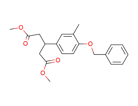 Pentanedioic acid, 3-[3-methyl-4-(phenylmethoxy)phenyl]-, dimethyl
ester