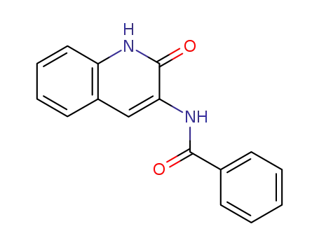 Molecular Structure of 6635-81-0 (N-(2-oxo-1,2-dihydroquinolin-3-yl)benzamide)