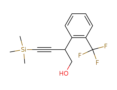 2-(2-trifluoromethyl-phenyl)-4-trimethylsilanyl-but-3-yn-1-ol