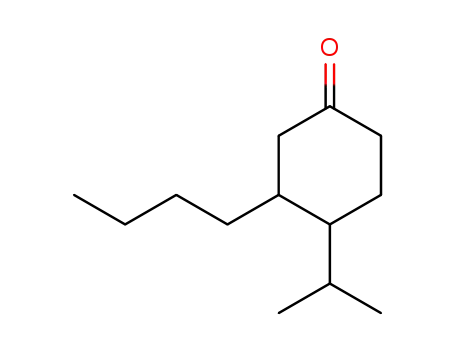 Molecular Structure of 119987-63-2 (Cyclohexanone, 3-butyl-4-(1-methylethyl)-)