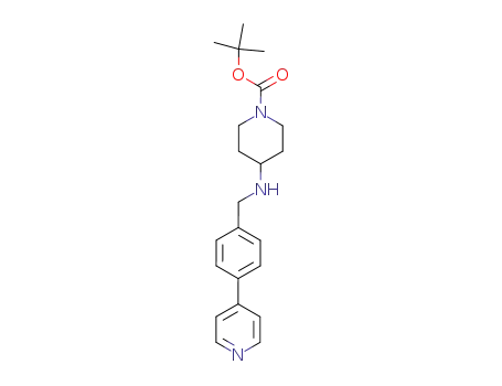 1-Piperidinecarboxylic acid, 4-[[[4-(4-pyridinyl)phenyl]methyl]amino]-,
1,1-dimethylethyl ester