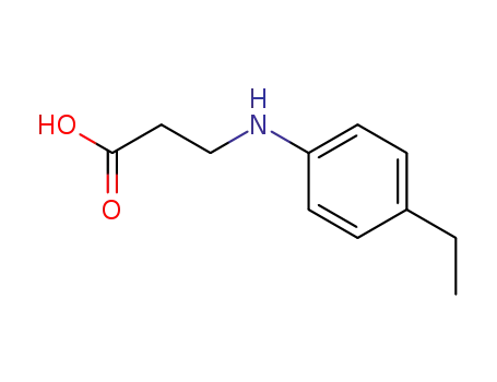 Molecular Structure of 263896-26-0 (3-[(4-ethylphenyl)amino]propanoic acid)