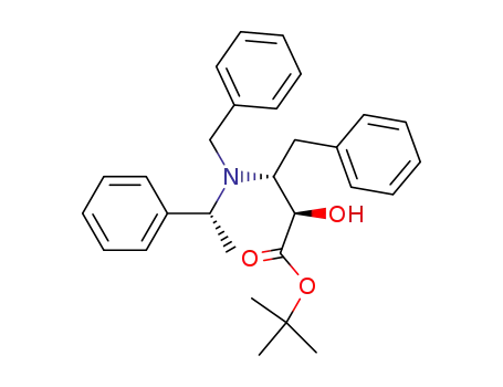 (2R,3R,αR)-tert-butyl 3-(N-benzyl-N-α-methylbenzyl)amino-2-hydroxy-4-phenylbutanoate
