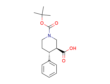 (3S,4R)-1-(tert-butoxycarbonyl)-4-phenylpiperidine-3-carboxylic acid