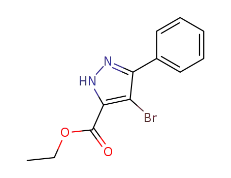 1H-Pyrazole-3-carboxylic acid, 4-bromo-5-phenyl-, ethyl ester