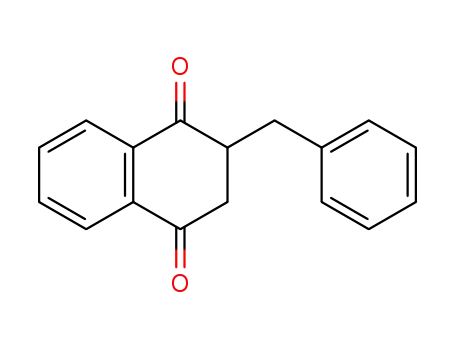 Molecular Structure of 191598-16-0 (2-benzyl-1,2,3,4-tetrahydro-1,4-dioxonaphthalene)
