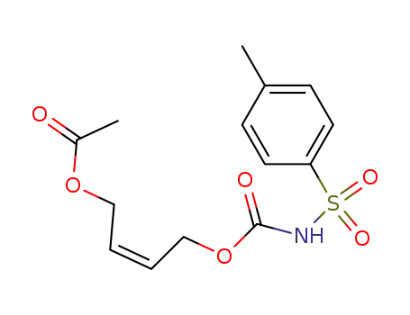 Carbamic acid, [(4-methylphenyl)sulfonyl]-, (2Z)-4-(acetyloxy)-2-butenyl
ester