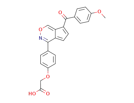 Acetic acid,
[4-[7-(4-methoxybenzoyl)cyclopent[d][1,2]oxazin-4-yl]phenoxy]-
