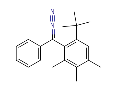 Benzene, 2-(diazophenylmethyl)-1-(1,1-dimethylethyl)-3,4,5-trimethyl-