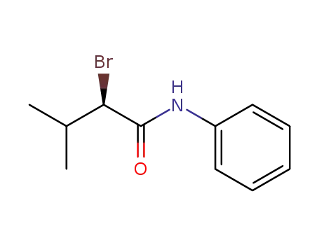 Butanamide, 2-bromo-3-methyl-N-phenyl-, (2R)-