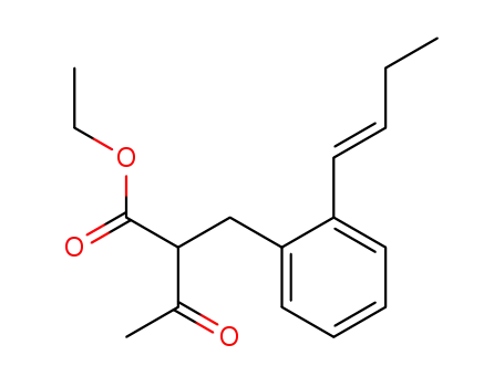 (E)-2-[2-(1-n-butenyl)-benzyl]-3-oxobutanoic acid ethyl ester