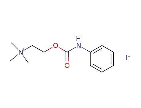 Carbamic acid, phenyl-, 2-(trimethylammonio)ethyl ester, iodide